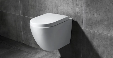 Подвесной унитаз REA CARLO MINI RIMLESS белый REA-C1000