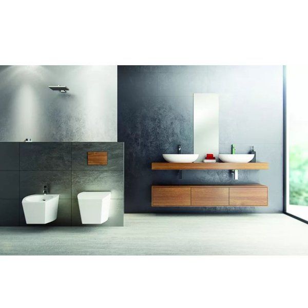 Кнопка смыва AlcaPlast Flat FUN-TEAK тик