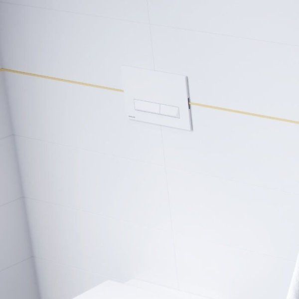 Кнопка смыва Excellent Platto INEX.PL230.150.WH белый