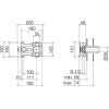 Cкрытая монтажная часть Dornbracht 35.806.970.90 встроенного смесителя