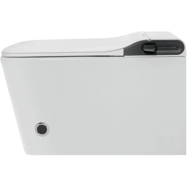 Электронный унитаз-биде подвесной Abber Rechteck AC1215S импульсный, с сиденьем микролифт, белый