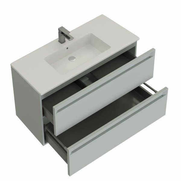 Тумба под раковину Allen Brau Eclipse 100 1.E1003.PWM 2.0 папирус матовый