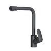 Смеситель для кухни с каналом для питьевой воды, AM.PM Like F8005722 L-излив, черный матовый