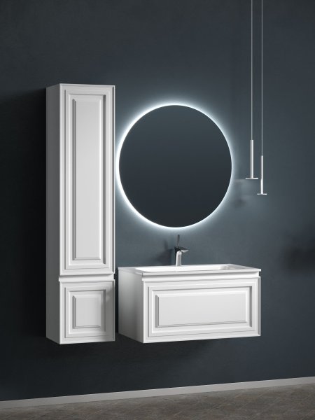 Тумба подвесная SANCOS Very 790х445х406, c одним  ящиком оснащенным доводчиками, Bianco , VR80W