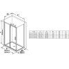 Боковая стенка Ravak Blix Slim BLSPS-90 X9BM70300Z1 Transparent, черный