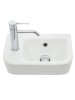 Умывальник с отверстием под смеситель, AQUAme AQM5006L, Левый 375х245х135