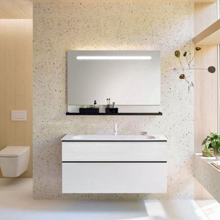 Тумба с раковиной Burgbad Fiumo SFXN122F3956FOT2G0200C0001*1 120 белый матовый