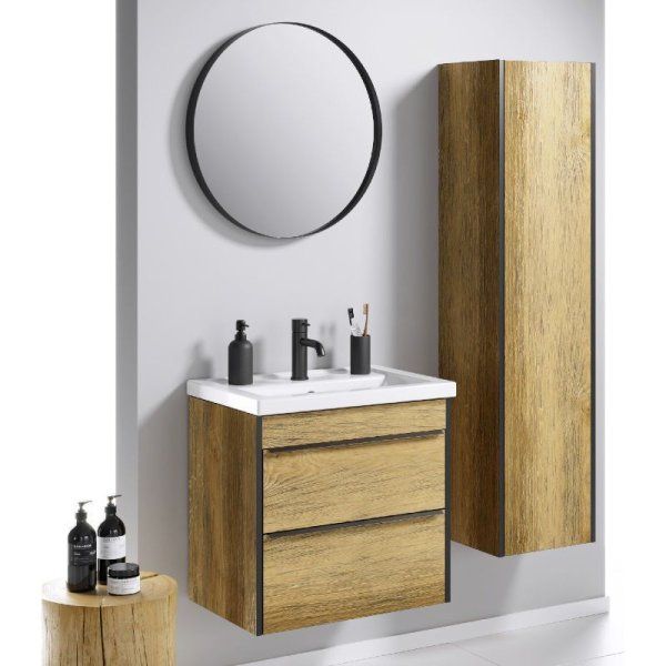 Зеркало Aqwella RM RM0206BLK 60 черное