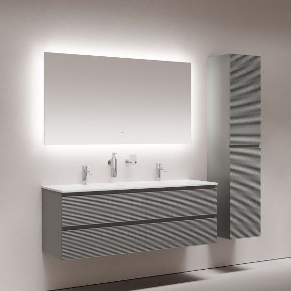 Зеркало для ванной комнаты SANCOS SQUARE 1400х800 с подсветкой,  SQ1400