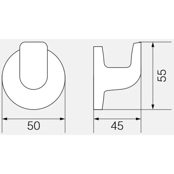 Крючок Veragio Oscar Bronzo OSC-5231.BR для ванны, бронза