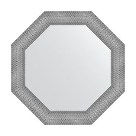 Зеркало Evoform Octagon BY 7405 71x71 серебряная кольчуга