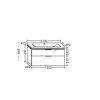 Тумба с раковиной Burgbad Eqio SEZA123F2009C0001*1 123 белый глянцевый