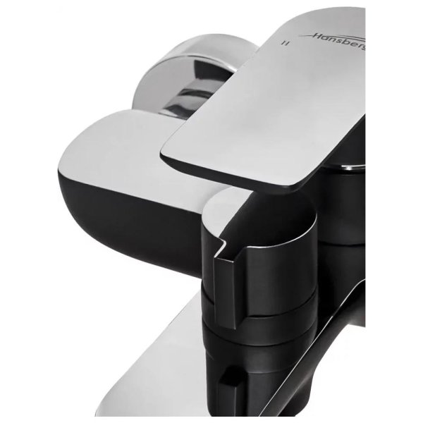 Набор для ванны 3 в 1 Hansberge H7099BC, черный/хром