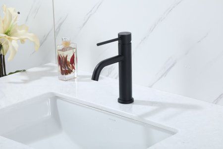 Смеситель для раковины Frap F10807-6, однорычажный, черный