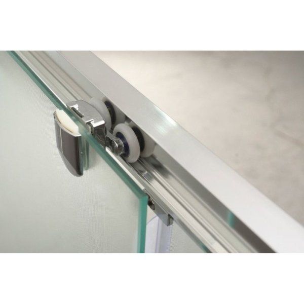 Душевая дверь в нишу BelBagno Uno UNO-195-BF-1-140-C-Cr 140 прозрачное стекло