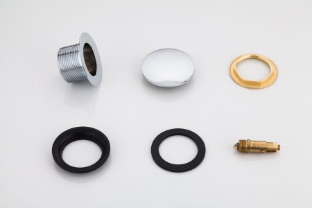 Донный клапан для ванны Frap F63, хром