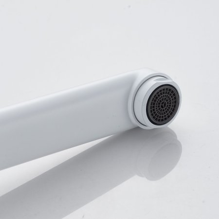 Смеситель для ванны однорычажный  Shevanik S4322C, Белый