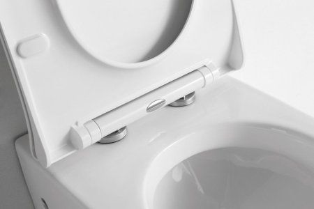 Унитаз приставной CeramaLux 3176, Бело-Глянцевый