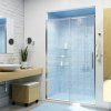 Душевая дверь WasserKRAFT 58R31 профиль хром, стекло прозрачное