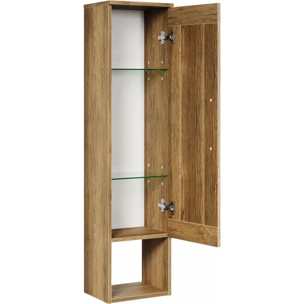 Пенал Aqwella Craft CRF0503DB подвесной L/R, дуб балтийский