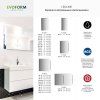 Зеркало Evoform Ledline BY 2125 60x140