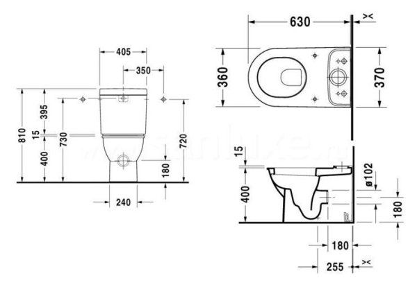 Унитаз-компакт Duravit Darling New 2138090000