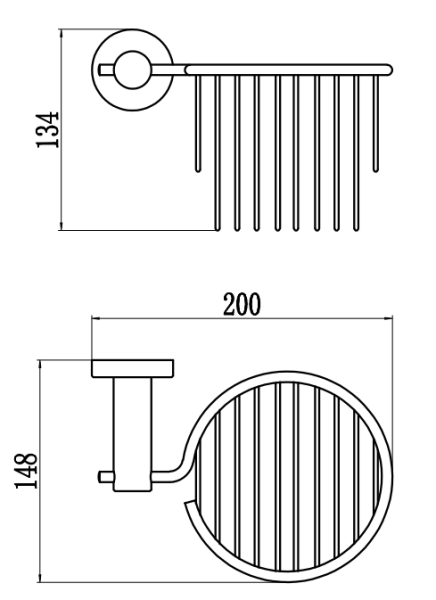 Держатель для освежителя воздуха Savol S-005633Q, графит