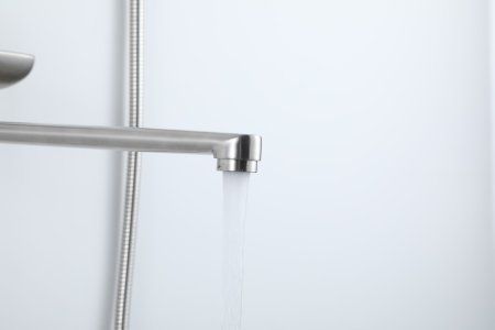 Смеситель для ванны Frap F22806, однорычажный, сатин