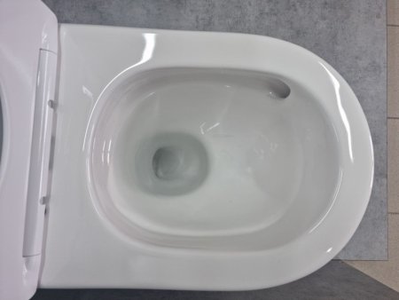 Унитаз напольный Ceramalux TR2178 TORNADO, белый глянец