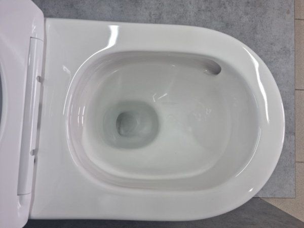 Унитаз напольный Ceramalux TR2178 TORNADO, белый глянец