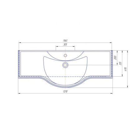 Раковина Мклассик 6634 Классик 120
