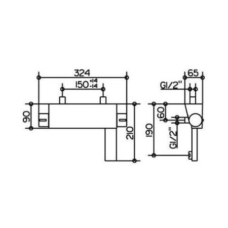 Смеситель Keuco Edition 11 51120010100 для ванны