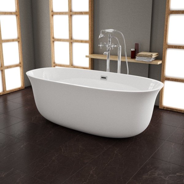 Акриловая ванна Grossman GR-1201 166х75