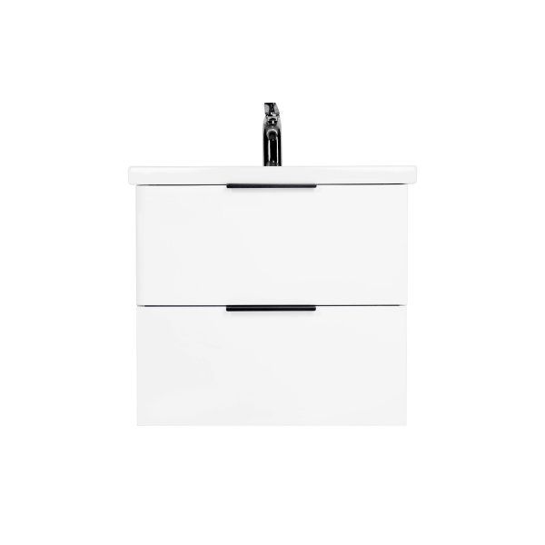 Тумба VIANT "Берлин" MODUO 60 2 ящика подвесная белая 444х570х520 (VBER60MDBEL-T2YP)