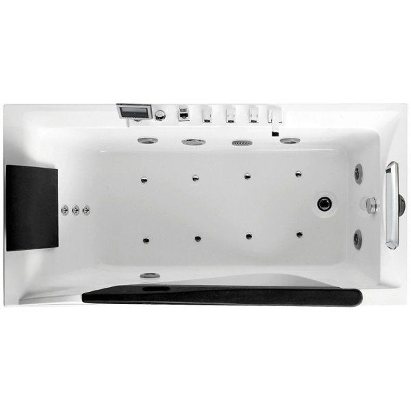 Акриловая ванна Gemy G9055 O R с гидромассажем