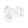 Сифон для раковины AlcaPlast A80-DN40
