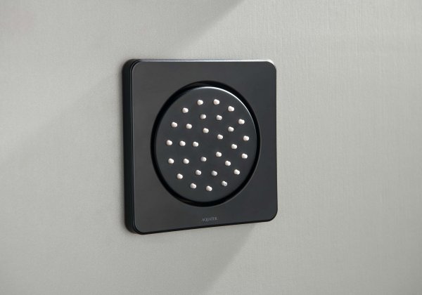 Боковая форсунка 130*130 AQUATEK, матовый черный AQ2099MB , Черный матовый