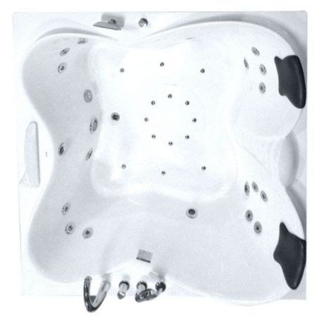 Акриловая ванна Gemy G9089 O R с гидромассажем