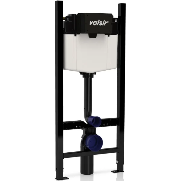 Инсталляция для унитаза Valsir Winner S KIT P1 CrM VS0853202 с кнопкой смыва, матовый хром