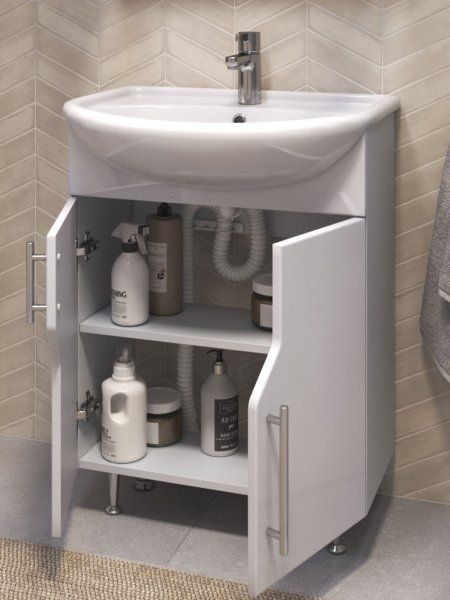 Тумба под раковину VIGO Turin 600-2-0 (Уют) поставляется в разобранном виде (226)