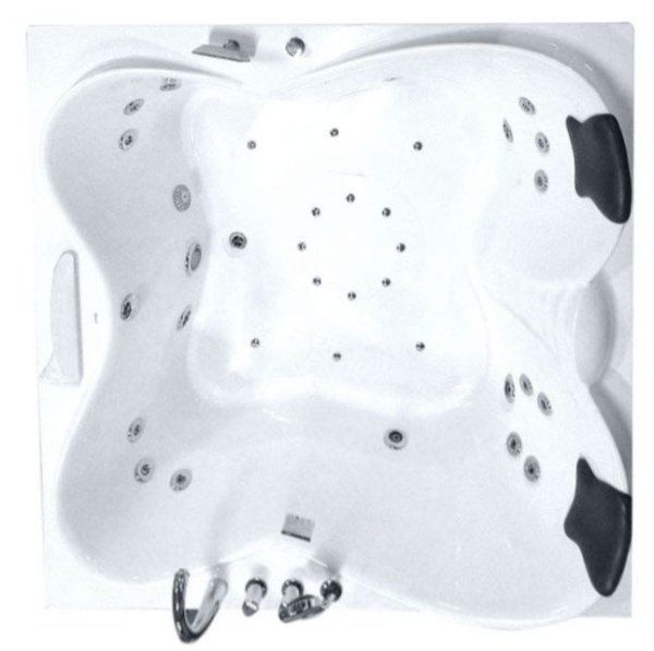 Акриловая ванна Gemy G9089 O R с гидромассажем