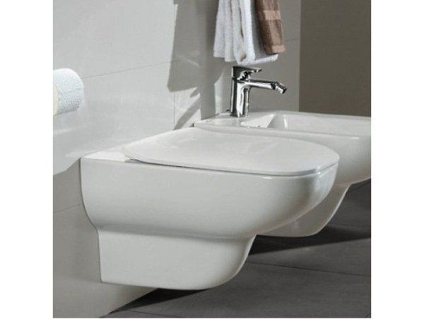 Унитаз подвесной Villeroy & Boch Joyce 5607HR01 безободковый, slimseat микролифт, альпийский белый