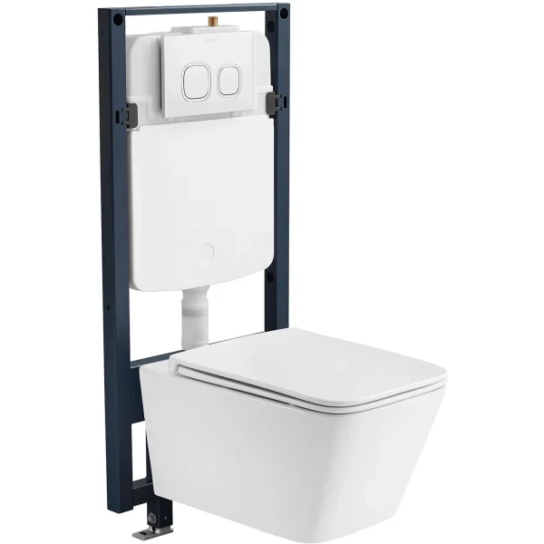 Унитаз подвесной Arrow AB2182H безободковый, белый