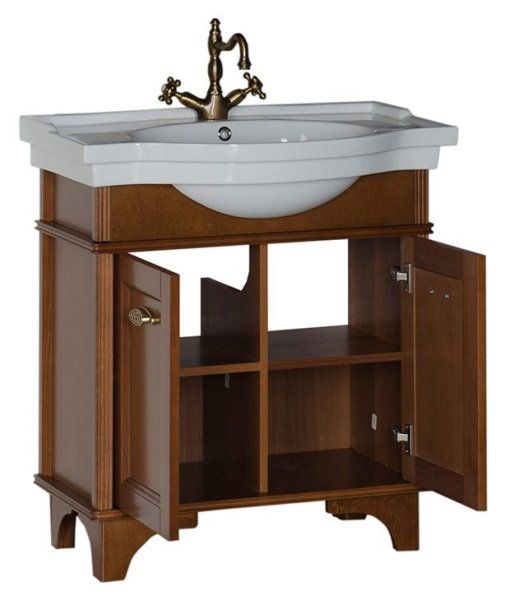 Тумба для комплекта Aquanet Николь 80 орех