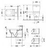 Чаша для унитаза-компакта Duravit Starck 3 2141090000