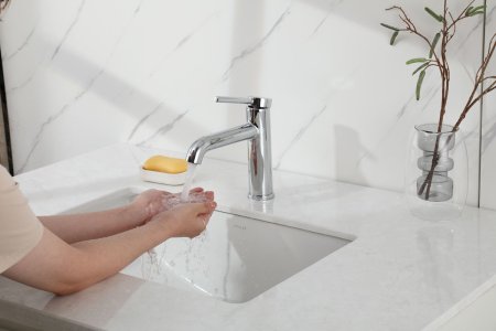 Смеситель для раковины Gappo G1006, однорычажный, хром