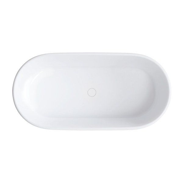 Ванна из искусственного камня Omnires Classica M+ CLASSICAWWBP 160x75 белый глянец