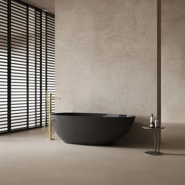 Карбоновая ванна Abber Karbon AK9011-1.7 170x80 см, отдельностоящая, карбон