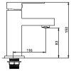 Смеситель Ledeme L71033B черный