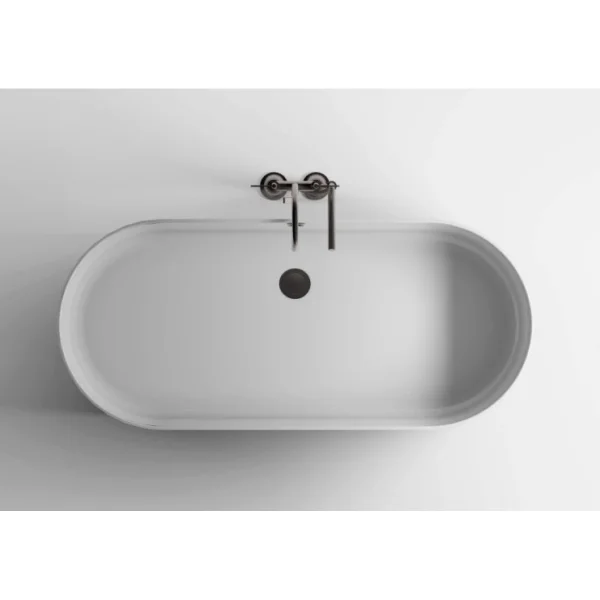 Ванна из литьевого мрамора Astra-Form Аквариус 01010045 170x75 см, отдельностоящая, белый